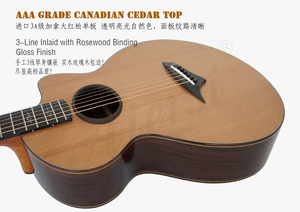 Guitare acoustique Aiersi haut de gamme entièrement en bois massif, meilleur prix, fabriquée à la main - Product Image 5