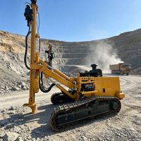 Foreuse à roche d'occasion JK590B 74KW, type chenillé, pour forage de 50m, pour mines, carrières et construction routière, foreuse DTH