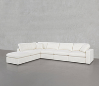 Neu eingetroffen: Modernes L-förmiges Wohnzimmer-Sofa, Cloud-Ecksofa, modulares Lounger-Sofa, Sektionssofa