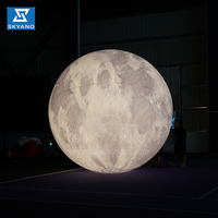 Grande planète gonflable de haute qualité/ballon de lune gonflable/ballon de fête lumineux pour la décoration publicitaire