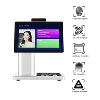 Terminal de Control de Acceso Biométrico Android de 10 Pulgadas Easco, Pantalla Dual, Reconocimiento Facial, Gestión de Visitantes para Oficina