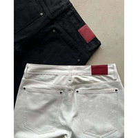 Jeans en denim japonais selvedge sur mesure en gros, poids lourd, jambe large, jeans baggy pour hommes, jeans droits pour hommes, haute qualité