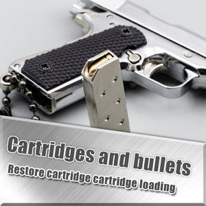 1:3 पैमाने 1911 धातु बंदूक मॉडल कीचेन डिचेबल खिलौना उपहार वास्तविक नहीं है-शॉट नहीं किया जा सकता है - Product Image 3