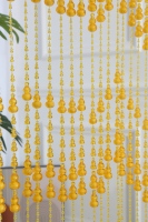 Rideau de perles en forme de bouteille de miel, scintillant, pour porche, entrée, placard, cloison, intérieur minimaliste, appartement de luxe, DIY, boutique