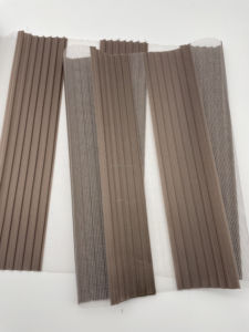 YUCHANG Seven <strong>Small</strong> Folds Roller <strong>Blinds</strong> Fabric 100%polyester zebra <strong>Blinds</strong> - Product Image 3