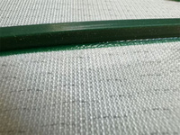Personalización de fábrica, construcción de goma, Circular, 3mm, cinta de correr de Pvc de bajo ruido, máquina de lijado áspero, cinta transportadora resistente al corte