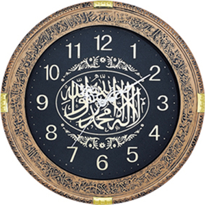 13インチのイスラム教徒向け壁掛け時計、魅力的なデザイン、礼拝堂、リビングルーム、オフィス装飾、高品質、お手頃価格、ギフト、販促品 - Product Image 4