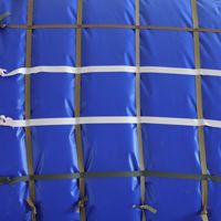 Flexitank conteneur pliable 24000L pour le transport de liquides en vrac, solution personnalisée en PVC pour l'huile de palme et le latex