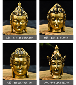 Figure personnalisée petit <span class=keywords><strong>moine</strong></span> thaïlande couleur or tête <span class=keywords><strong>de</strong></span> bouddha statue Sani ornements indien Maitreya bouddha statue résine artisanat - Product Image 2