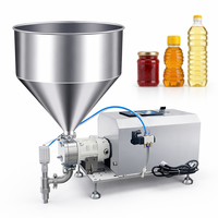 Machine de remplissage semi-automatique à pompe rotative en acier inoxydable pour pâtes visqueuses, aliments, sauces et viandes