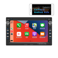 Unidad Principal Bluetooth con Carga USB, Carplay y Android Auto Inalámbricos, Pantalla Táctil de 7 Pulgadas para VW Passat, Estéreo para Auto