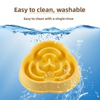 Gamelle anti-étouffement pour chat et chien, forme nuage, antidérapante, en plastique, pour usage intérieur, pour chaton, chiot, petit et moyen.
