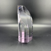 Le fabricant a récemment conçu et personnalisé les trophées en cristal les moins chers en gros et les trophées en cristal à carreaux