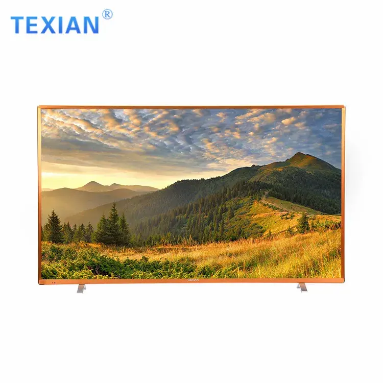 Alta qualidade 75 Polegada sem moldura LED painel de luz LCD TV Entrega rápida Interface HDMI Armário Preto Preço de Venda TV de 32 Polegadas