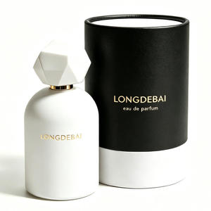 New Design quality round Empty Perfume Glass <b>Bottle</b> 30ml 50ml 100ml Luxury Perfume sprayer <b>Bottle</b> with <b>box</b> packaging - Product Image 1