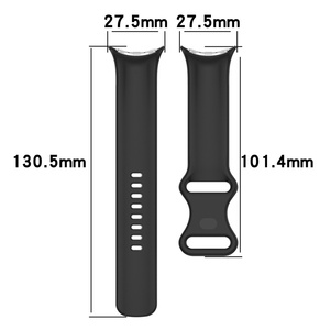 Bracelet en silicone avec boucle à nœud pour Google Watch Pixel Watch4/3/2/1, accessoires pour montres intelligentes Google Watch4, 41 45 mm - Product Image 6
