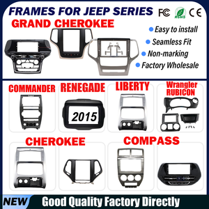 Kit de montage d'autoradio Android pour tableau de bord de <span class=keywords><strong>voiture</strong></span>, compatible JEEP Cherokee, JEEP Renegade, JEEP Liberty, JEEP Commander - Product Image 1