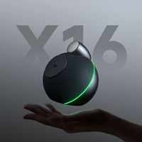 Chargeur sans fil magnétique 4-en-1 Qi2.2 25W avec haut-parleur et lumière ambiante RVB colorée, charge smartphone, montre connectée et écouteurs