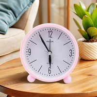 Horloge de promotion moderne vierge pour sublimation Novelsub, transfert thermique, plastique DIY, 6 couleurs, 10*10 cm, à piles, avec aiguille