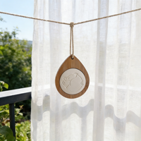 Diffuseur d'arômes en pierre passive blanche de haute qualité, en plâtre fait main, écologique, en forme de goutte d'eau, moderne, pour la maison