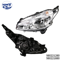 Ensemble de phares avant OE 980221880 980221280 pour Peugeot 208 Citroën, remplacement de phare halogène gauche et droit
