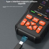 Testeur de batterie OBD2, outil de diagnostic automobile, scanner de pannes automobile, décodeur, écran couleur, appareil de diagnostic universel M525