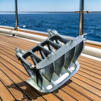 Grille de drainage de pont marine OEM personnalisée en acier inoxydable duplex 2205, moulée par investissement, résistante à l'eau salée pour yachts
