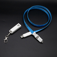Cable de Carga Magnético 6 en 1 USB y Tipo-C a Tipo-C, 60W 3A, Carga Rápida, con Correa para Teléfono, Precio Económico