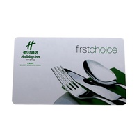 Tarjeta Inteligente con Banda Magnética de 85.5x54mm, PVC, para Programas de Fidelización de Hoteles, con Panel para Firma e Impresión Offset