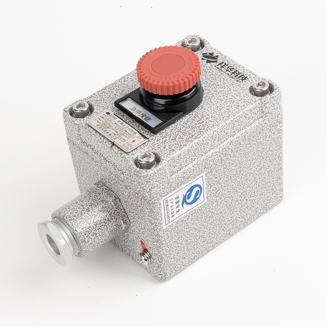LA53 Aluminum Electronic Explosion-proof Waterproof Dustproof Control Button Box Emergency Stop Switch 1NO1NC IP53 380V