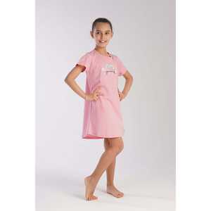 Vestido Túnica Ovalado para Niña con Cuello y Manga Corta, Talla 11-12/15-16 - Product Image 5