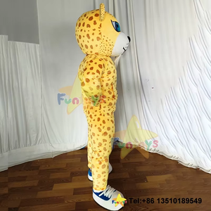 Funtoys kostum maskot otot macan tutul kustom profesional gaun indah karakter kartun Cosplay Anime untuk dewasa - Product Image 5
