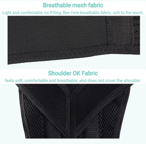 Penyangga Punggung yang Dapat Disesuaikan untuk Penopang Lumbal dan Korektor Punggung yang Dapat Bernapas untuk Memperbaiki Postur dan Meredakan Nyeri Bahu - Product Image 3