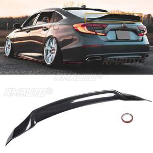 Alerón Trasero para Honda Accord 2018-2021, Estilo Fibra de Carbono, Diseño Highkick, Tipo Duckbill - Product Image 1