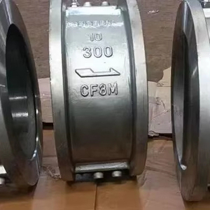 วาล์วกันกลับแบบดิสก์คู่ DN 350 สำหรับน้ำ ควบคุมด้วยมือ ทนอุณหภูมิสูง - Product Image 1
