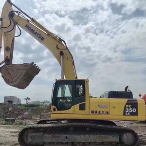 Prix bas, occasion, Komatsu PC350-8, pelle sur pneus, charge utile nominale de 35 tonnes, moteur Cummins, faible nombre d'heures de fonctionnement, Shanghai 2020 - Product Image 1