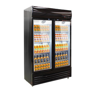 Refrigeradores de <span class=keywords><strong>supermercado</strong></span> vertical, refrigerador de bebidas de tamaño personalizado, comercial, 2, 3, 4, 5, 6 puertas de vidrio, <span class=keywords><strong>precio</strong></span> del congelador - Product Image 4