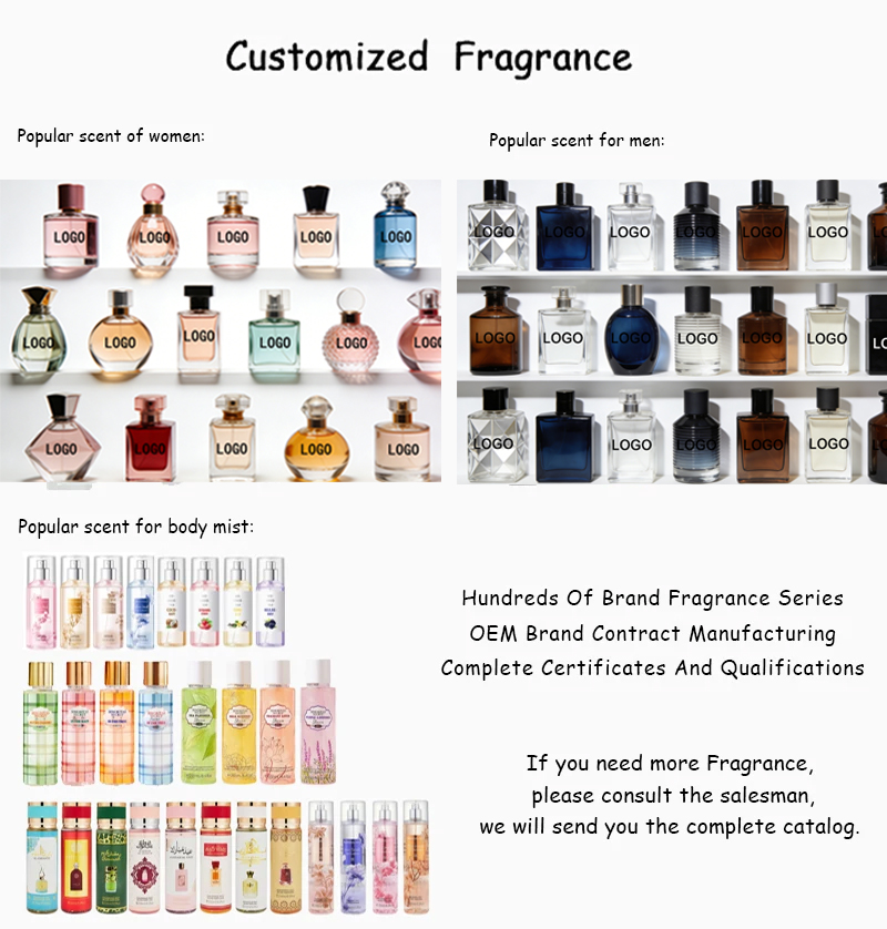Pour plus de parfums, veuillez nous contacter.