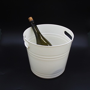 Seau à glace en plastique pour bière, vin <span class=keywords><strong>6</strong></span> <span class=keywords><strong>litres</strong></span> seau à glace pour <span class=keywords><strong>champagne</strong></span> pour fête et bar seau à glace rond - Product Image 5