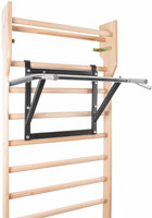Barre de traction murale robuste en acier pour barres murales et fixation d'échelle suédoise pour salle de sport à domicile