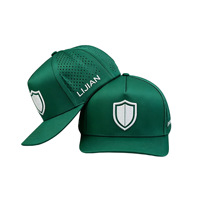 Gorra de Béisbol Unisex de 5 Paneles, Personalizada, de Algodón de Alta Calidad, de Secado Rápido, Impermeable, con Ventilación Perforada con Láser y Bordado