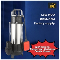 Pompe submersible monophasée économique Kaislen VSeries V1100 en acier inoxydable, pompe à vis en fer, faible bruit, haute économie d'énergie, 1,5 CV