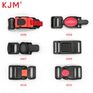 Fibbia casco moto funzionale a sgancio rapido per 20mm di larghezza cinghie mento clip nuova condizione - Product Image 3