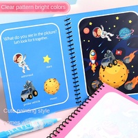 Jouets Montessori de dessin, livre magique à l'eau réutilisable, stylo magique à l'eau, ensemble de livres magiques à l'eau, jouets de peinture et de dessin