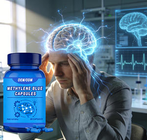 Offre Spéciale : Capsules <span class=keywords><strong>de</strong></span> Bleu <span class=keywords><strong>de</strong></span> Méthylène OEM avec Vitamine C pour Suppléments Nootropiques Humains – Capsules <span class=keywords><strong>de</strong></span> Bleu <span class=keywords><strong>de</strong></span> Méthylène - Product Image 2