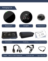 Microphone Lavalier Sans Fil Portable avec Réduction de Bruit à une Touche, Latence de 16 ms, Batterie de 380 mAh pour Enregistrement de Podcasts - Vente en Gros Fabricant