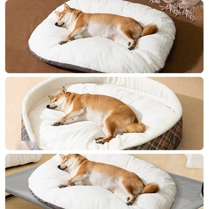 Hovicaed Custom Plüsch Luxus Haustier bett Ortho pä discher Memory Foam Langlebig Wasch bar Quadrat Abnehmbares Hunde bett Modestil Brand neu - Product Image 2