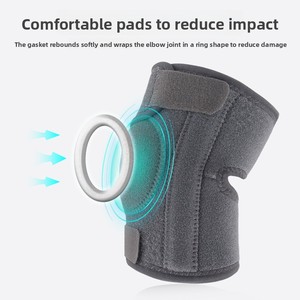 Gomitiere Antiurto con Supporto per Braccio, per Basket e Fitness, Doppia Compressione, Design Aperto, Logo Personalizzabile - Product Image 2