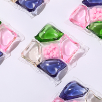 Vente en gros d'usine, capsules de lessive 8g 5 en 1, écologiques, hypoallergéniques, nettoyage puissant, faible MOQ, vente chaude aux États-Unis