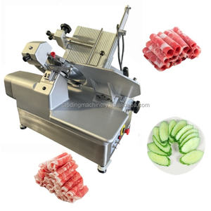 Коммерческая Машина Для Резки Колбасы с ветчиной и беконом, машина для нарезки говядины, электрическая автоматическая машина для нарезки бекона из нержавеющей стали - Product Image 1